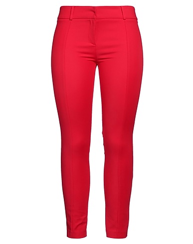 PATRIZIA PEPE Casual pants Red 48% Cotton, 45% Polyamide, 7% Elastane