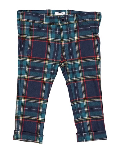 LE BEBÉ Casual trouser Green 48% Polyester, 23% Acetate, 14% Viscose, 12% Wool, 3% Elastane