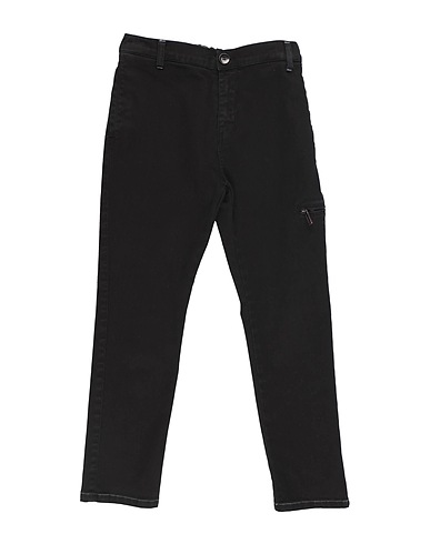 PAOLO PECORA Casual trouser Black 98% Cotton, 2% Elastane
