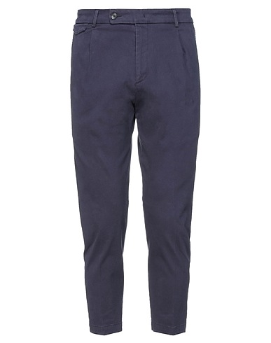 GOLDEN CRAFT 1957 Casual pants Midnight blue 98% Cotton, 2% Elastane