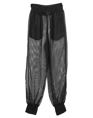 DOLCE&GABBANA Casual trouser Black 85% Polyester, 15% Silk