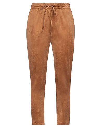MANILA GRACE Casual pants Camel 100% Polyester