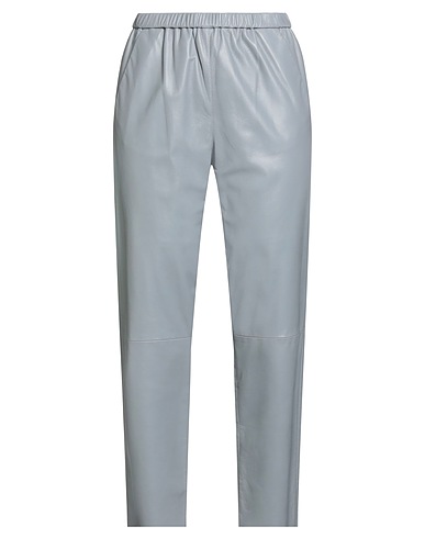 DROMe Casual pants Grey 100% Lambskin