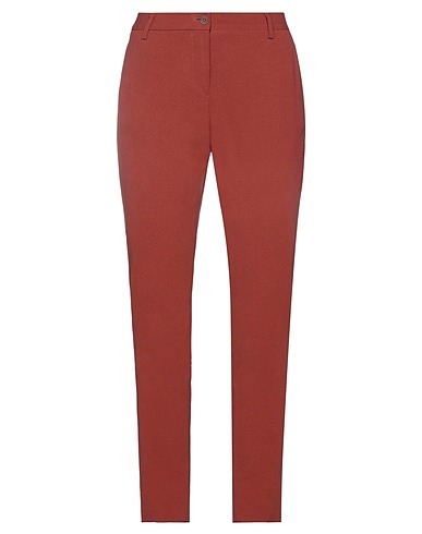 BRIAN DALES Casual trouser Brown 66% Acetate, 31% Viscose, 3% Elastane