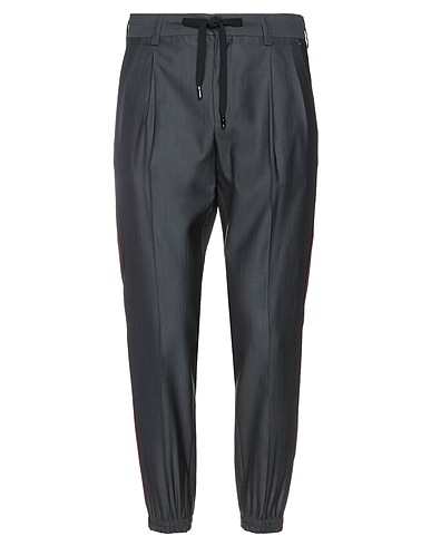 DOLCE&GABBANA Casual trouser Lead 60% Virgin Wool, 40% Silk
