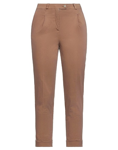 BARBA Napoli Casual trouser Khaki 98% Cotton, 2% Elastane