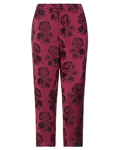 MARNI Casual pants Burgundy 58% Viscose, 42% Acetate