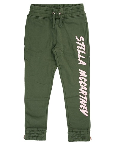 STELLA McCARTNEY KIDS Casual παντελόνι Στρατιωτικό πράσινο 100% Βαμβάκι