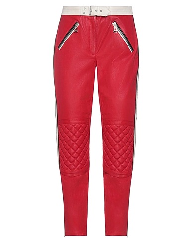 BELSTAFF Pantalone Rosso Pelle di agnello