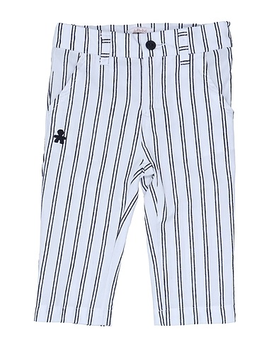 LE BEBÉ Casual trouser White 75% Cotton, 25% Rayon