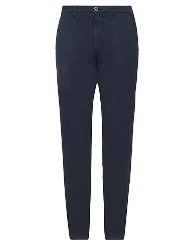 MASON'S Casual trouser Midnight blue 97% Cotton, 3% Elastane