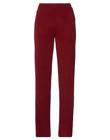 ALPHA STUDIO Casual trouser Burgundy 100% Viscose