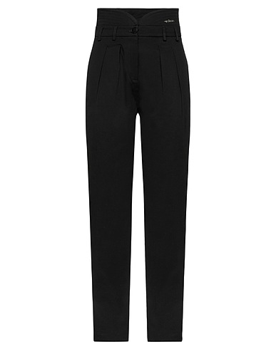 GAëLLE Paris Casual trouser Black 98% Cotton, 2% Elastane