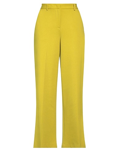 LIVIANA CONTI Casual trouser Lime green 68% Viscose, 27% Polyamide, 5% Elastane