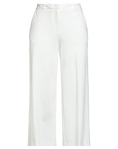 LIVIANA CONTI Pantalone Off white 68% Viscosa, 27% Poliammide, 5% Elastan