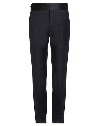 DOLCE&GABBANA Casual pants Black 90% Virgin Wool, 8% Silk, 2% Polyester