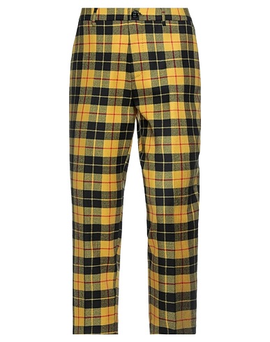 BERWICH Casual trouser Yellow 95% Virgin Wool, 4% Viscose, 1% Elastane