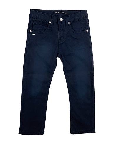 DANIELE ALESSANDRINI Casual trouser Midnight blue 98% Cotton, 2% Elastane