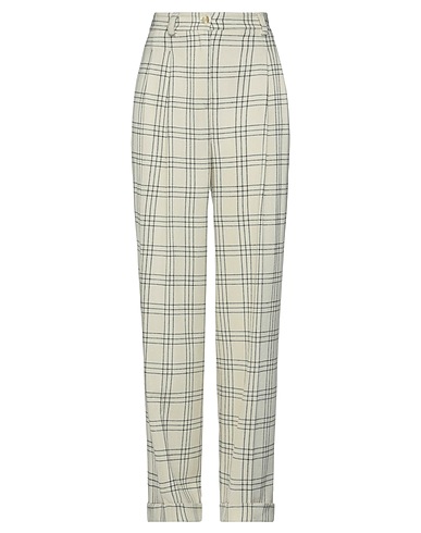 TWINSET Casual pants White 38% Wool, 30% Polyester, 30% Viscose, 2% Elastane