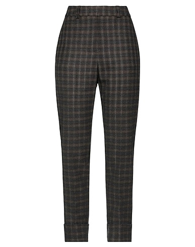 PESERICO Casual trouser Khaki 95% Virgin Wool, 4% Elastane, 1% Polyamide