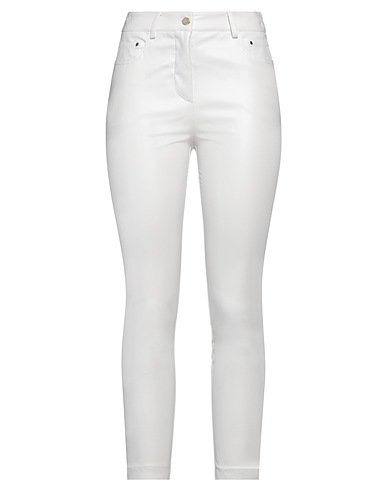 ATOS LOMBARDINI Casual trouser White 52% Polyurethane, 35% Viscose, 8% Polyester, 5% Other Fibres