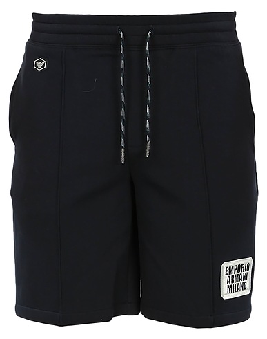 EMPORIO ARMANI Shorts et Bermudas Bleu nuit 76% Coton, 18% Polyester, 6% Élasthanne