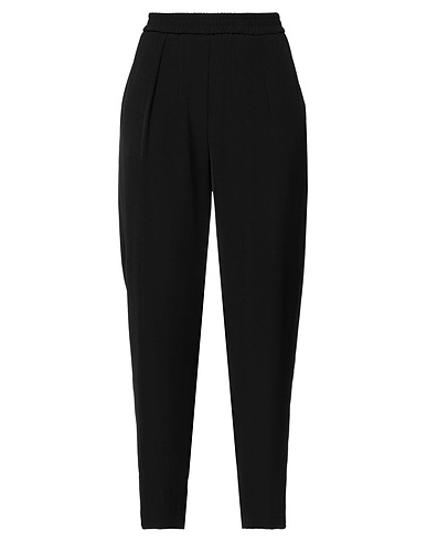 8PM Casual trouser Black 96% Polyester, 4% Elastane