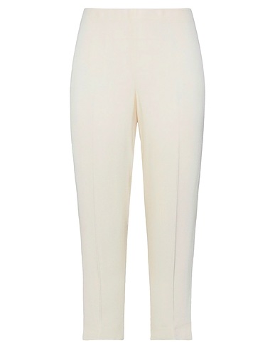 CLIPS Casual pants Ivory 82% Acetate, 18% Viscose