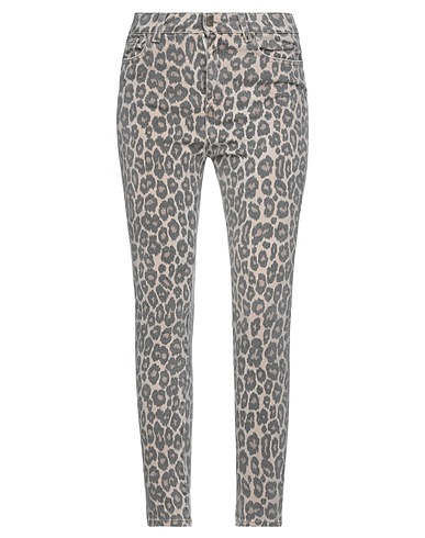 TWINSET Casual trouser Beige 97% Cotton, 3% Elastane