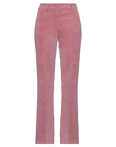 HEBE STUDIO Casual trouser Antique rose 85% Polyester, 13% Polyamide, 2% Elastane