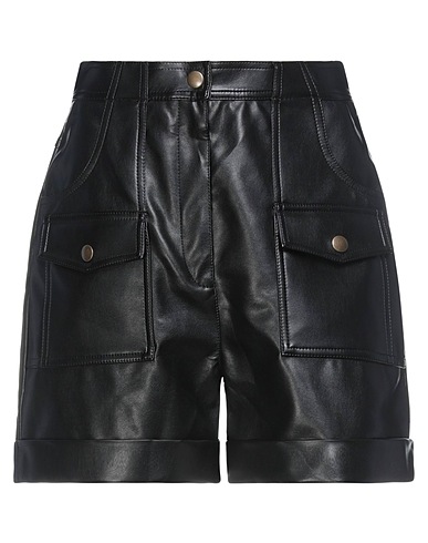 PHILOSOPHY di LORENZO SERAFINI Shorts & Bermuda Black 55% Polyurethane, 45% Viscose