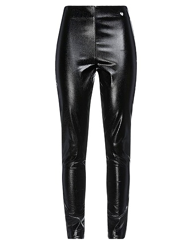 TWINSET Casual trouser Black 95% Viscose, 5% Elastane, Polyester