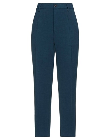 FORTE_FORTE Pantalone Verde petrolio 60% Viscosa, 40% Lana Vergine