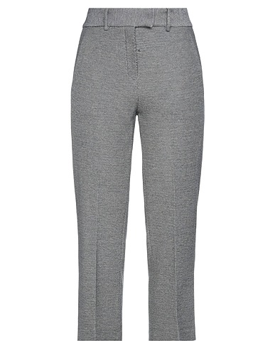 CIRCOLO 1901 Casual trouser White 74% Cotton, 19% Viscose, 5% Metallic fiber, 2% Polyamide