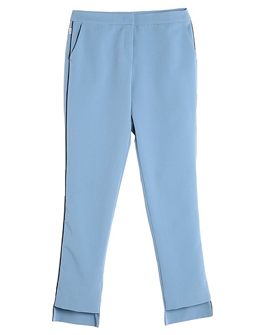 JIJIL Casual trouser Pastel blue 72% Polyester, 23% Viscose, 5% Elastane, Acetate, PBT - Polybutylene terephthalate