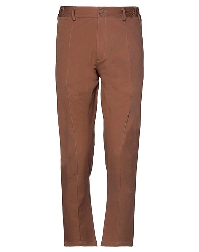 BLACK CIRCUS Casual trouser Chocolate brown 80% Cotton, 15% Polyester, 5% Elastane