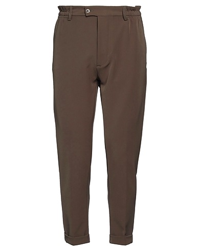 YES LONDON Casual pants Military green 50% Cotton, 46% Nylon, 4% Lycra®