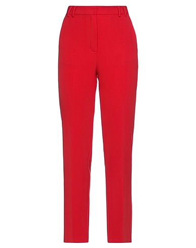 BALLANTYNE Casual trouser Red 52% Polyester, 43% Virgin Wool, 5% Elastane