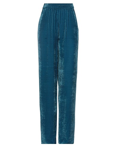 BALLANTYNE Casual trouser Turquoise 82% Viscose, 18% Silk