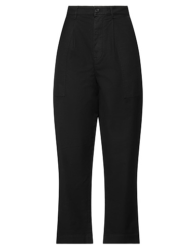 PENCE Casual trouser Black 98% Cotton, 2% Elastane