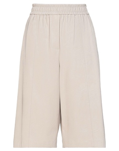 NUDE Shorts & Bermuda Beige 60% Polyurethane, 40% Viscose