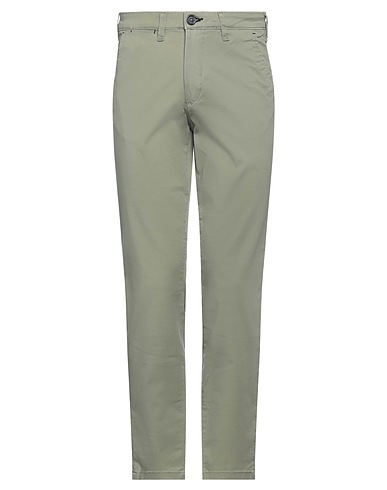 SELECTED HOMME Casual pants SLHSLIM-MILES FLEX CHINO PANTS W NOOS
 Sage green 91% Organic cotton, 6% Polyester, 3% Elastane