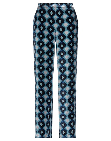 MALÌPARMI Casual pants Midnight blue 80% Viscose, 20% Silk