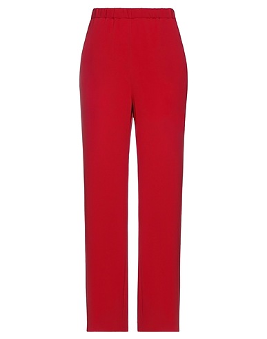 ASPESI Casual pants Red 70% Triacetate, 30% Polyester