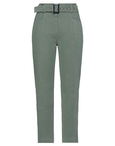TRUE ROYAL Casual trouser Military green 98% Cotton, 2% Elastane