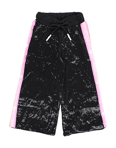 GAëLLE x LOTTO LEGGENDA Casual trouser Black 90% Cotton, 10% Elastane