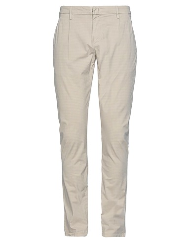 DONDUP Casual trouser Beige 83% Cotton, 15% Polyester, 2% Elastane