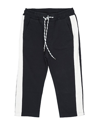 NUMBERS. Casual trouser Black 98% Cotton, 2% Elastane