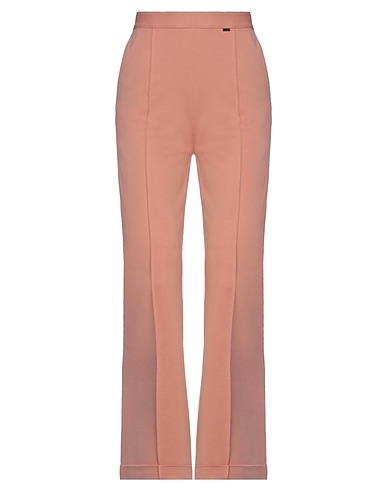 LE COEUR TWINSET Casual παντελόνι Σομόν 60% Βισκόζη, 35% Πολυαμίδη, 5% Ελαστάνη