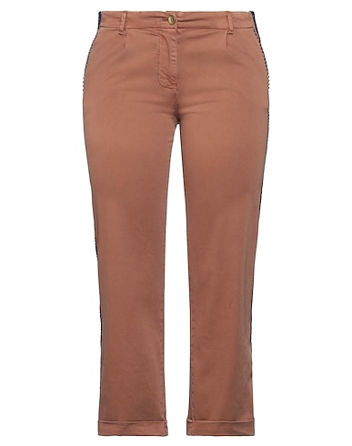 MASON'S Casual trouser Brown 97% Cotton, 3% Elastane